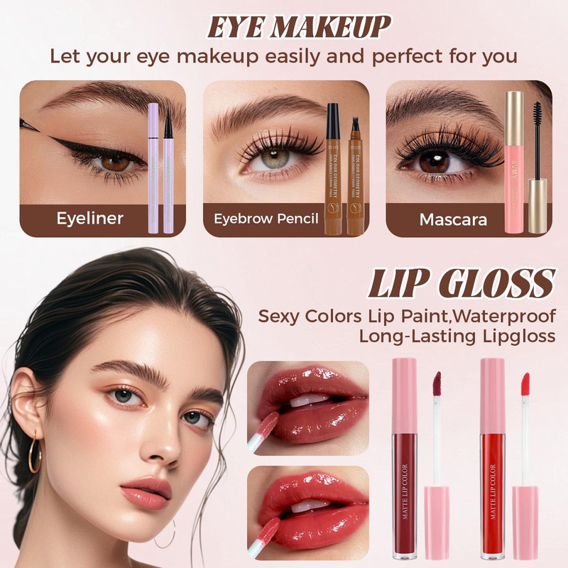 Full Makeup Kit for Teens Teen Girls Women Beginners Makeup