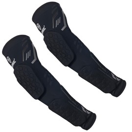 Sedroc Elbow Pads, Padded Arm Forearm Sleeves (Black Pair, X-Large)