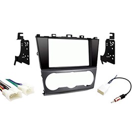 Harmony Audio HA-701761 Compatible with Fits Subaru XV Crosstrek 2013-2015 Aftermarket Radio Harness, HA-40LX11 Aftermarket Radio Antenna Adapter and 95-8907HG Double DIN Install Kit