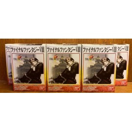 Bandai Final Fantasy 8 Mini Figures Shokugan Set of 7 (Random blue/purple color)