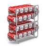 Canyave Soda Can Organizer Storage Rack, 2 Pack Stackable Beverage