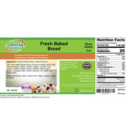 Fresh Baked Bread Flavor Extract (4 oz, ZIN: 529190) - 2 Pack
