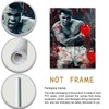 Boxing Man Pattern Canvas Painting without Frame, 1 Count Modern