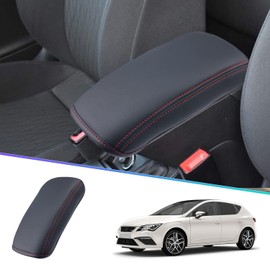 SHAOHAO Centre Armrest Cover Centre Console Armrest Cover Accessories for Seat Leon MK3 Cupra 5F 2013-2019 FR ST