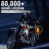 JESTMOTOR Motorcycle Highway Crash Bar Lights - Multicolor LED Switchback