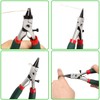 SPEEDWOX Round Pincer Pliers with Adjustment Screw for Rolling Processing