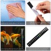 Aquarium Thermometer Fish Tank Sticker Temperature Strip Dual Scale
