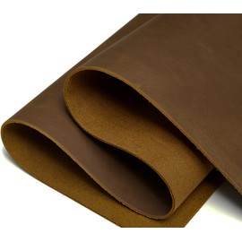 Dark Brown Leather Square 2.0mm Thick Finished Full Grain Cow Hide Leather Arts Crafts Tooling Sewing Hobby Workshop Crafting Leather