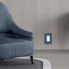 WUYOCHA Decorative Outlet Covers Encore Navy Blue 1 Gang Rocker