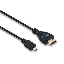 Vilros Micro-HDMI Male to Standard HDMI Cable -5ft- Designed for Raspberry Pi 5/4 (1)