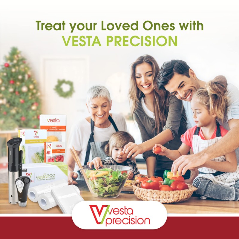 Vacuum Seal Bags by Vesta Precision - Clear and Embossed