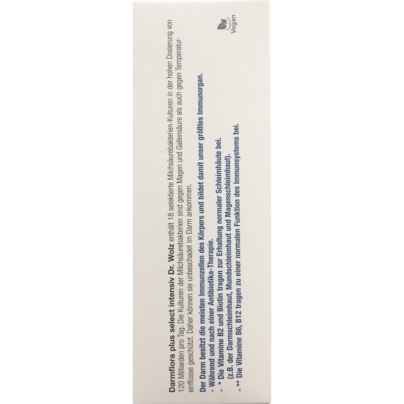 Dr. Wolz Intestinal flora plus select intensive, 2 x 80