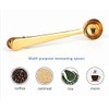 Coffee Scoop with Bag Clip, Stainless Steel Long Handled Tea