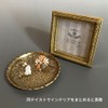 Tokyo Kankan Tray Brass Round Plate L Flower (Gold)