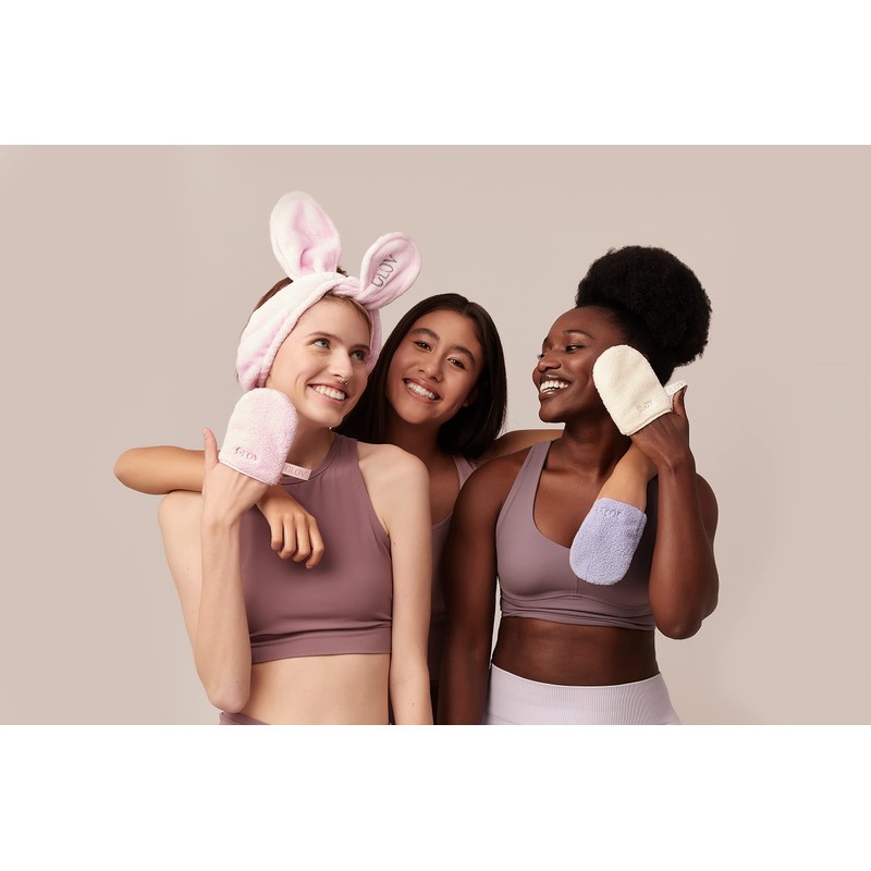 GLOV Make-Up Wipes, Wash Mitt, Make Up Remover, Washable Microfibre