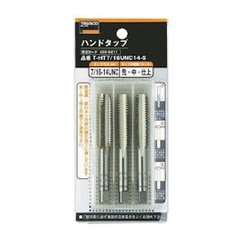 TRUSCO(トラスコ) ハンドタップ ユニファイねじ用・SKS 3/8UNC16 セット T-HT3/8UNC16-S