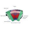 Kids 10 Keys Accordion Children Accordion Musical Instrument Educational Toy