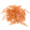 100Pcs Carrot Paper Clips Carrot Shape Strong Metal Anti Slip