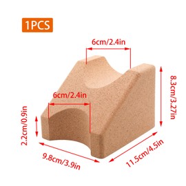 WOLVINA Cork Guitar Neck Cradle – Non-Slip Guitar Neck Support for Repair, Setup & Storage