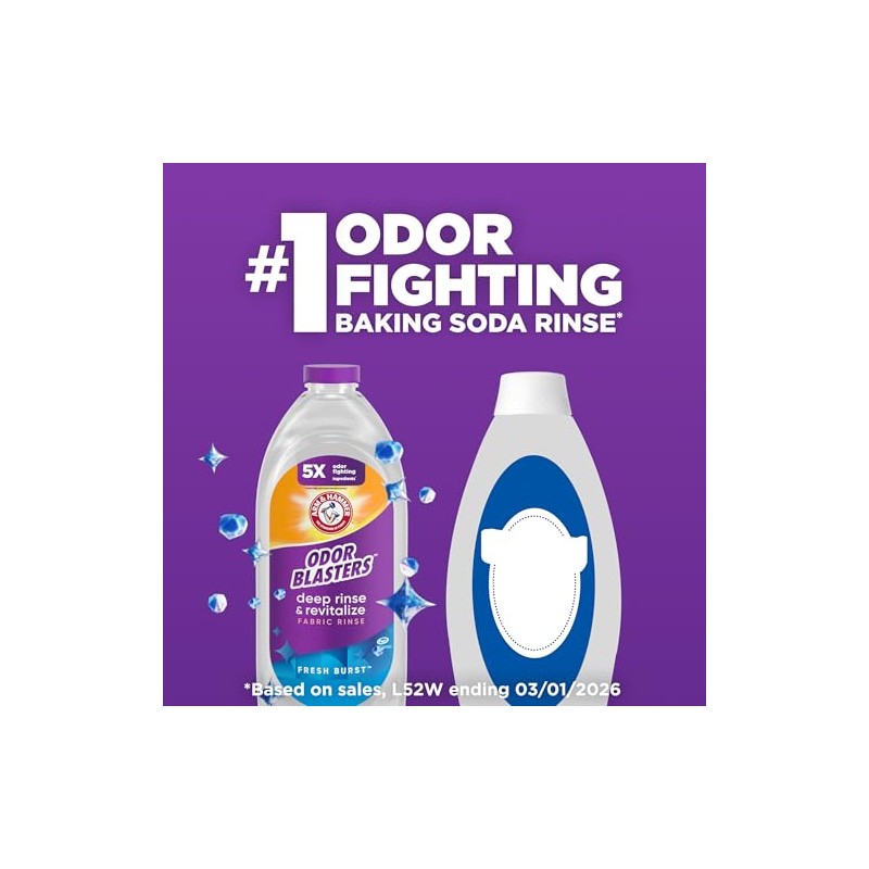 ARM & HAMMER Odor Blasters Deep Rinse and Revitalize Fabric