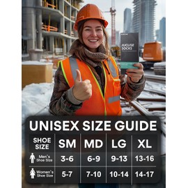 Juclise Alpaca Wool Micro Crew Hiking Socks Midweight Moisture Wicking Anti-blister Cushioned(US, Alpha, M, Regular, Regular, Demin)