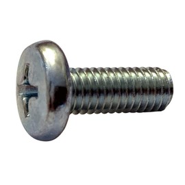Small Parts 0604MPB #6-32 x 1/4" Phillips Binding Undercut Machine Screw Fully Threaded Zinc (Pack of 100)