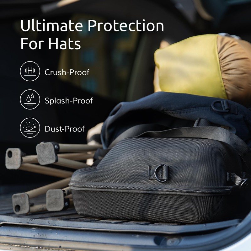 Ozueccr Hard Hat Travel Case – Storage for Baseball Caps