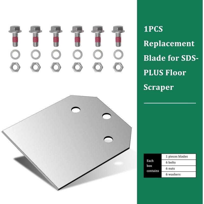 Monkey King Bar-SDS Plus Floor Scraper Replacement Blades Repair kit
