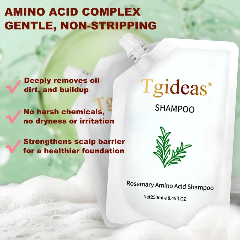 Tgideas Rosemary Biotin Shampoo, Volumizing for Women & Men