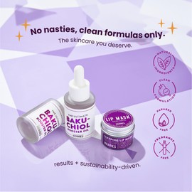 Handmade Heroes 2% Bakuchiol Booster Oil with Sugarcane Squalane, All Natural Retinol Alternative For Radiant and Line Smoothing 0.75oz