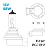 Simply Auto H11 200% Brighter Headlight Bulbs Pair | 55W