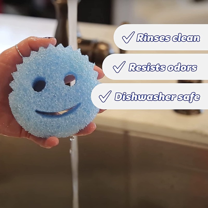 Scrub Daddy Sponge Set - Colors - Scratch-Free Scrubbers for