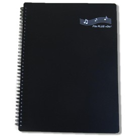 File PLUS +Do Musical Score File Binder, blk