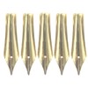 Gullor 5PCS Fountain Pen Nibs Fit Jinhao 159/450/750, Gold, Medium