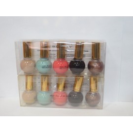 JOAN RIVERS BEAUTY COLOR OF THE SEASON 5 PC NAIL POLISH COLLECTION BOXED (LOT 2)