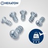 HEXATON Euro Screws with Round Head - 6.3 x 16