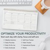 Zen & Flow - Undated Weekly Planner, Dashboard Desk Pad,