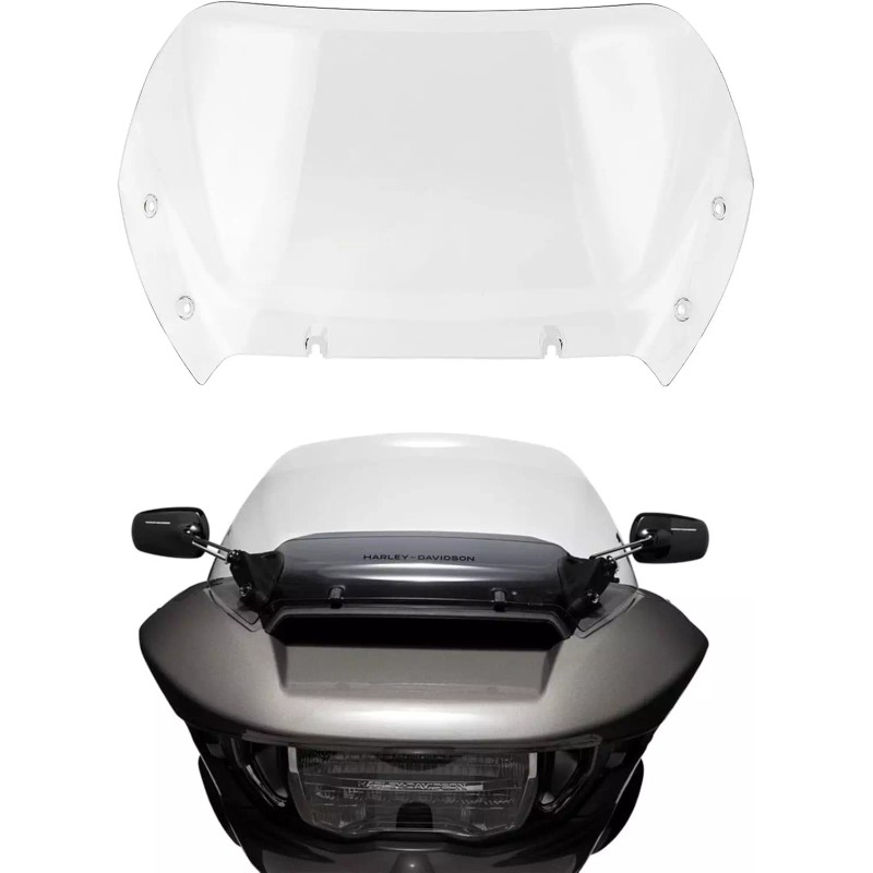 Protek 10" Clear Fairing Windshield For 2023-up Harley CVO Road