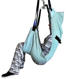 doudouX Patient Lift Sling, Commode Mesh Sling for Showering and Toileting, L for 180-400 Pounds