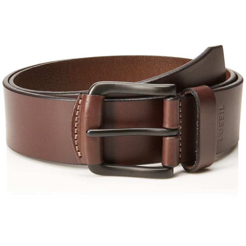Fossil Men's Carson Belt, Dark Brown, 40
