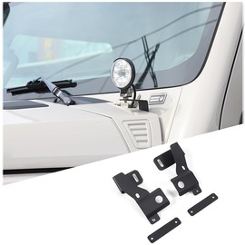 Suitable for INEOS Grenadier 2020-2024 Car Light Strip Holder, Car Headlight Holder, Outdoor Accessories, Front Gear Lower Headlight Holder, Black