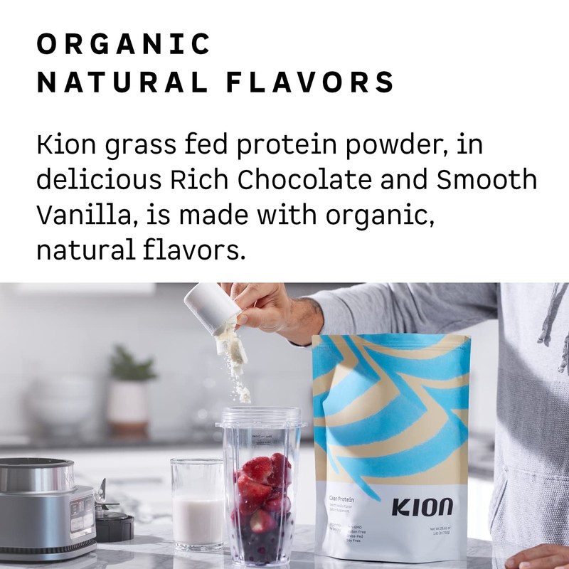 Kion Clean Protein | Grass-Fed & Pasture-Raised Whey Isolate Protein