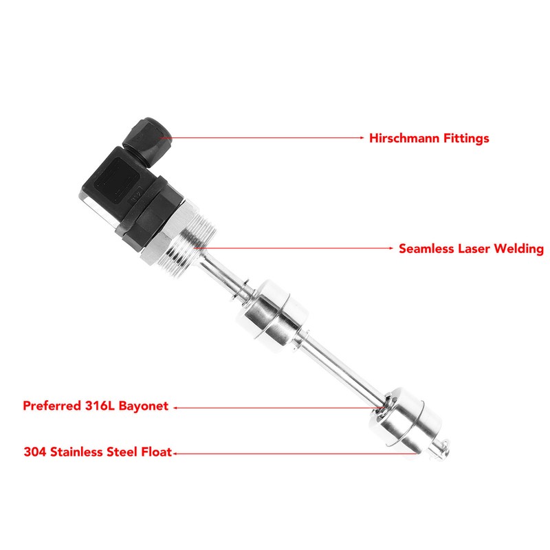 Water Level Controller Sensor Switch 150mm Double Ball Stainless Steel