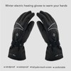 Heated Gloves Skiing Snowboarding Electric Battery Heated Gloves with 3