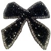 - Rhinestone Bows - Glitter Iron-On Patches Appliqué Clothing Set