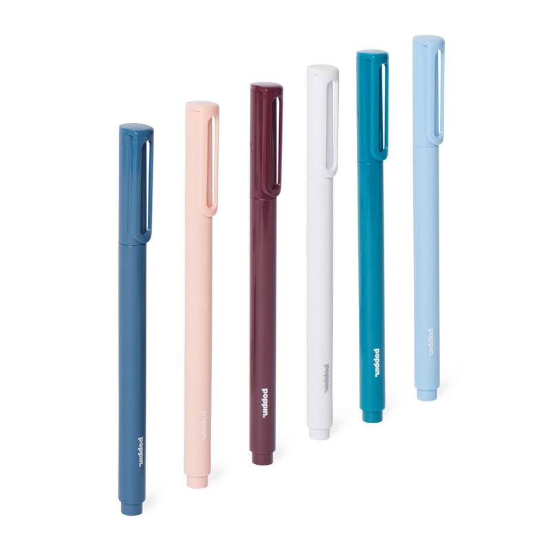 Poppin Signature Ballpoint Pens, Professional Office Pens, Medium Point 1mm,
