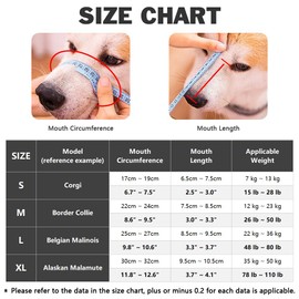 NALEINING Dog Muzzle, Soft Basket Plastic Muzzles for Dog, Soft and Comfortable, Anti-Bite and Anti-Barking, Allows Drinking and Panting, Black (Large)