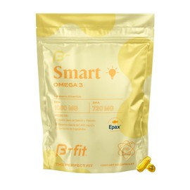 B-FIT B Omega 3 1800 mg Ácidos Grasos - 1080 mg EPA y 720 mg DHA - 90 Cápsulas de Omega-3 de Salmón Noruego y Pescado de Agua Fría - Patente EPAX - Cápsulas Softgel Inoloras