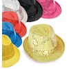 Carnival Devil Sequin Hat in Various Colours Trilby with Sequins
