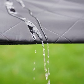 ACUSHLA Large Waterproof Outdoor Blanket, Thick Camping Blanket for Cold Weather, Quilted Fleece, Great for Stadium, Picnic, Sport, Pet, Windproof and Machine Washable, 57''X79'', Grey